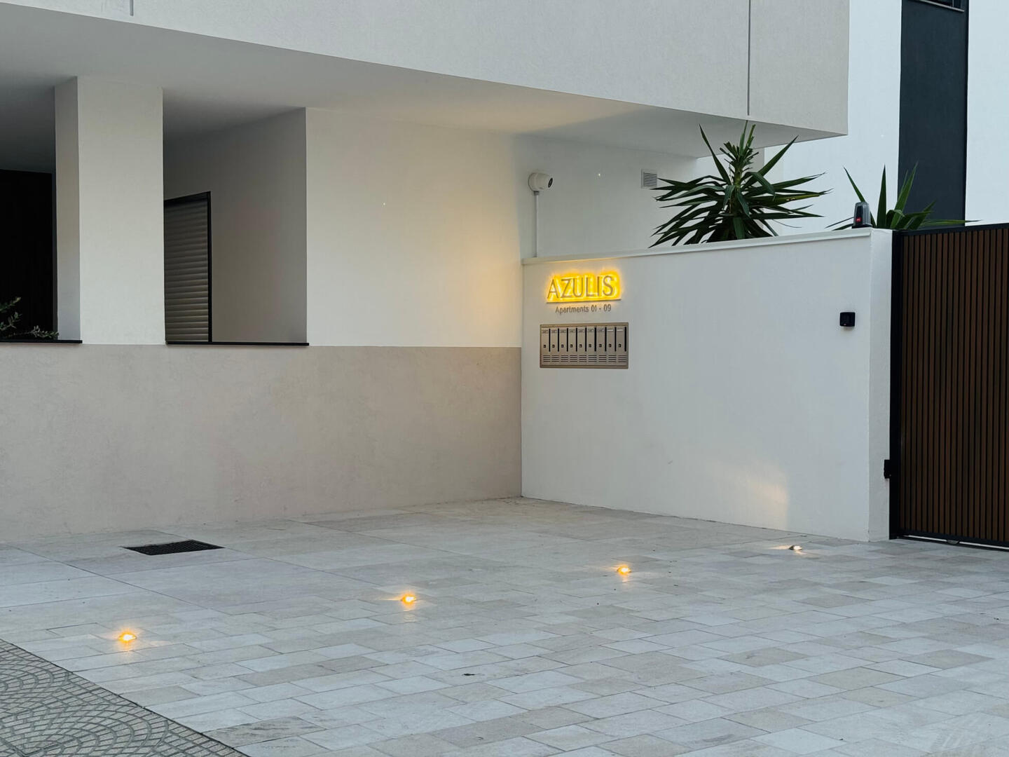 Secure and surveillanced parking—it looks amazing!